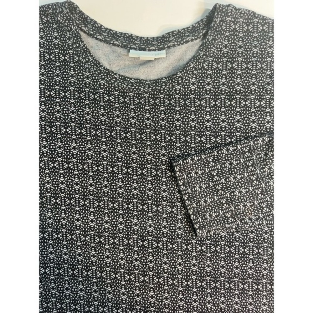 J.‎ JILL Long Sleeve Tunic Top Size S Tall Black Gray Stretches - Picture 12 of 12